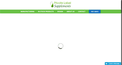 Desktop Screenshot of privatelabelsupplementsco.com